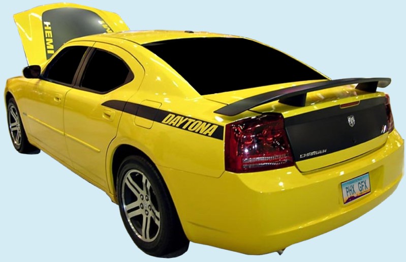 2005-10 Charger Daytona Quarter Panel Side Stripes Kit